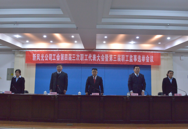 党建带工建，开年谱新篇 万搏平台公司工会第四届三次职工代表大会召开